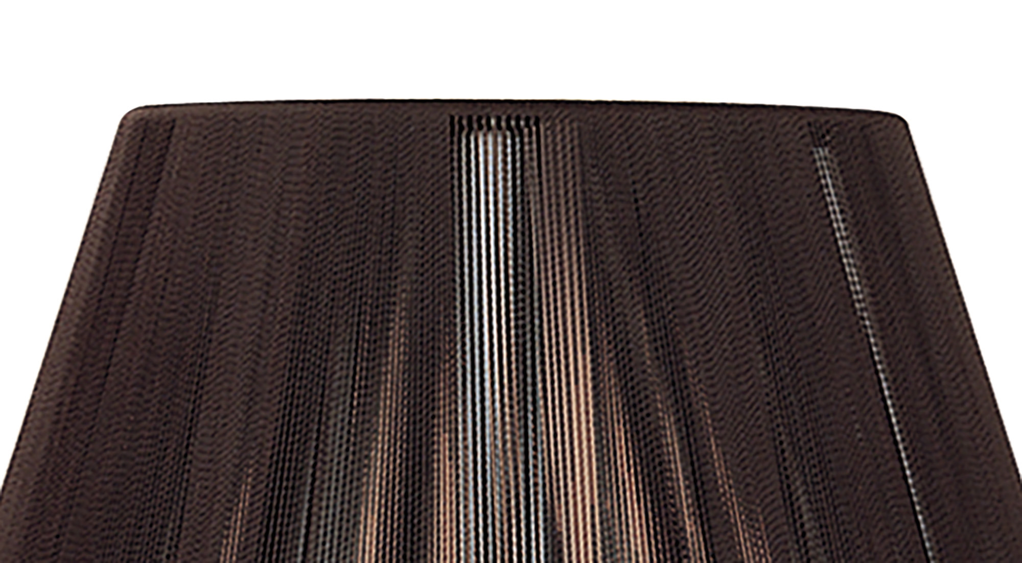 Silk 40cm String Shade Dark Brown MS042  Mantra Fusion Silk String Shades